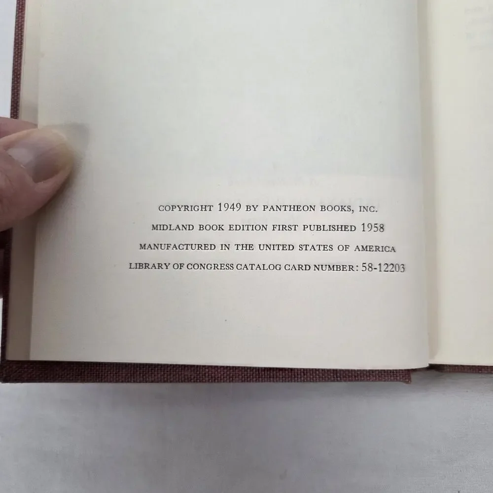 A Sketch for a Self Portrait by Bernard Berenson 1949 Red Marbled Book